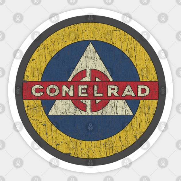 CONELRAD Emergency Warning System 1951 Sticker by JCD666